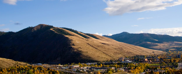 Missoula as seen from the North Hills